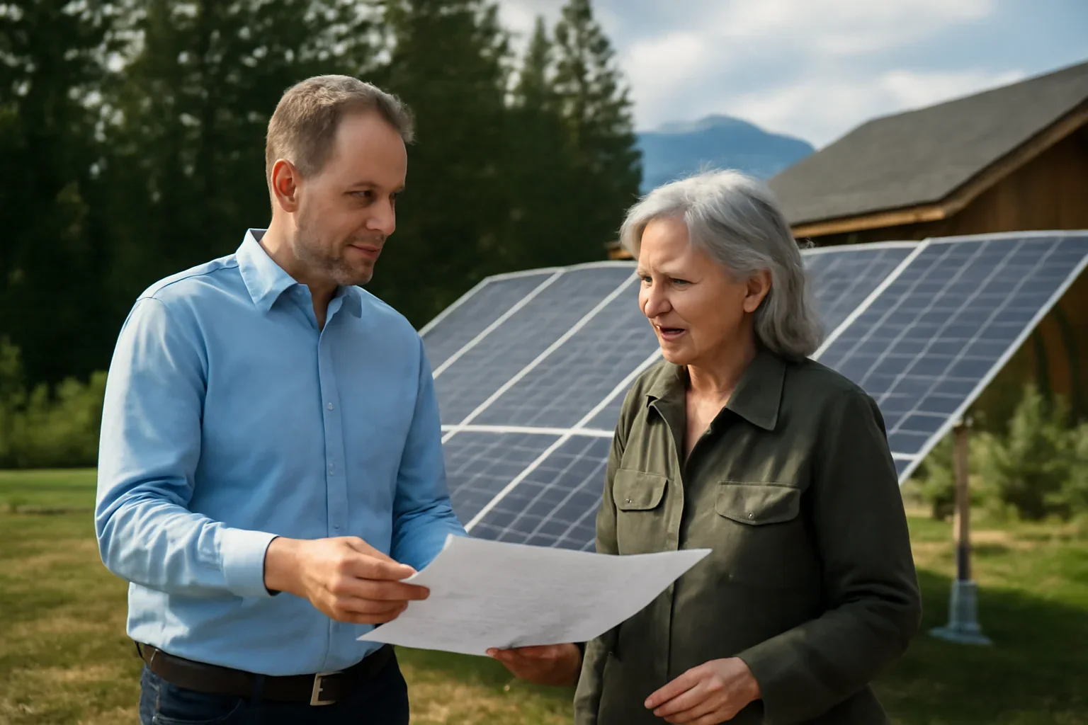 About planning discussion for a solar project in British Columbia