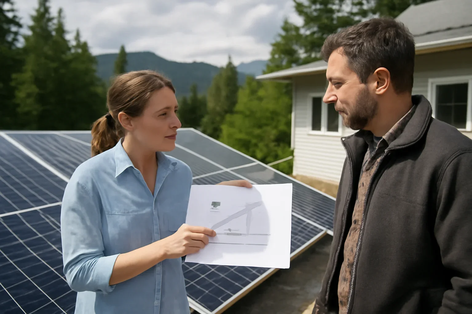 Best Angle for Solar Panels in BC planning discussion for a solar project in British Columbia