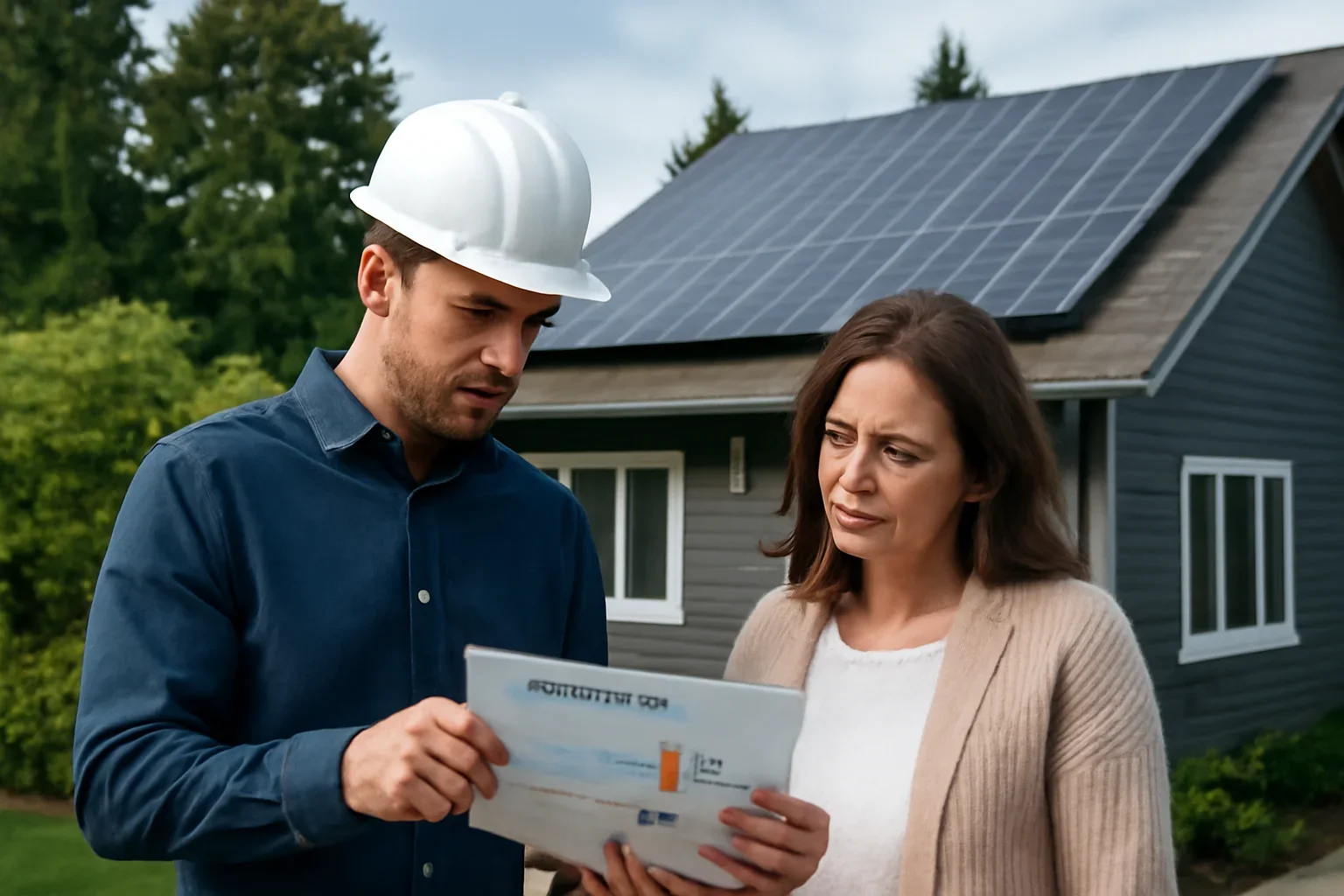 DC vs AC Power in a Home Solar System planning discussion for a solar project in British Columbia