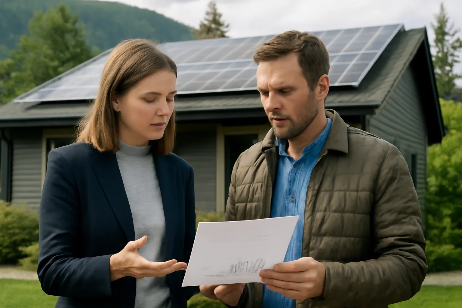 How to Choose a Solar Installer in BC planning discussion for a solar project in British Columbia