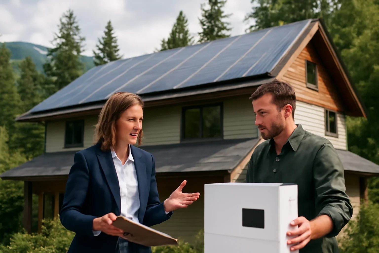 Is a Solar Battery Worth the Extra Cost in BC? planning discussion for a solar project in British Columbia