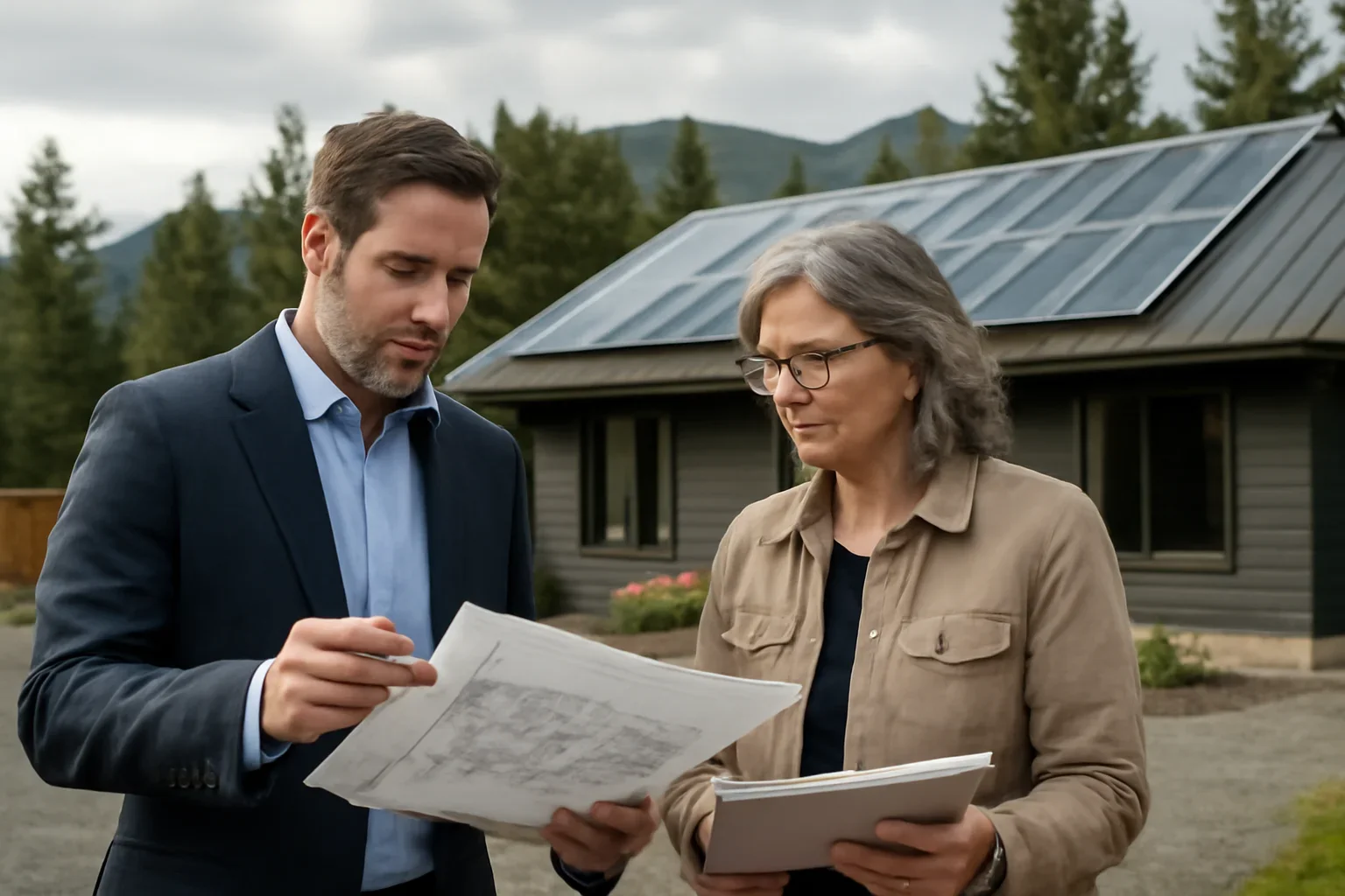 Off-Grid Solar Rules and Permits in British Columbia planning discussion for a solar project in British Columbia