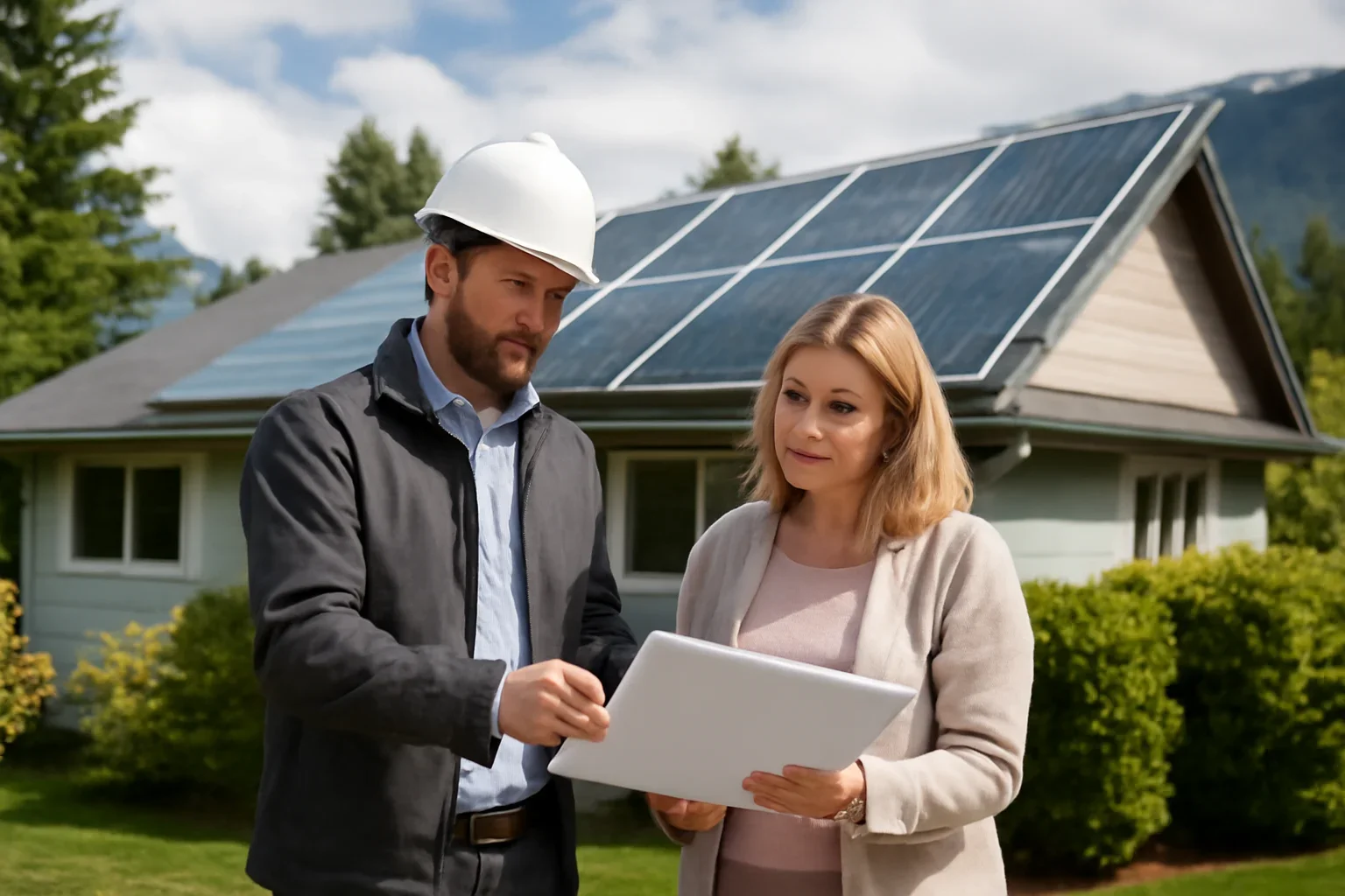 Solar Panel Efficiency vs Output: What’s the Difference? planning discussion for a solar project in British Columbia