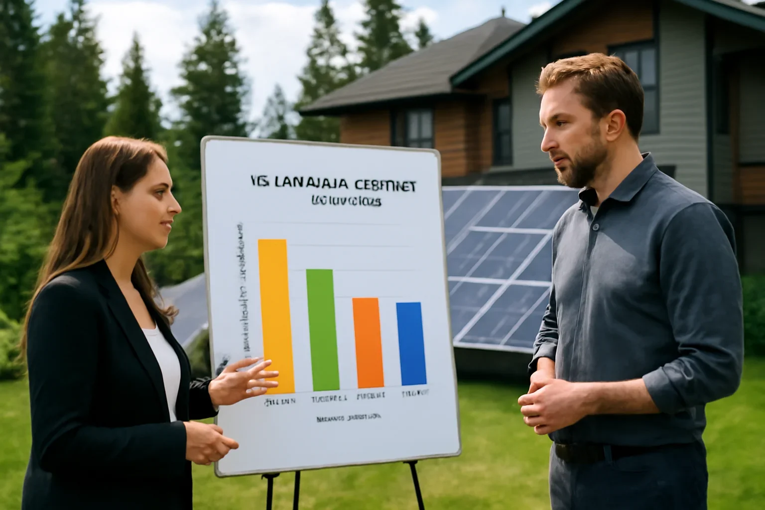 Solar Panel Output by Season in British Columbia planning discussion for a solar project in British Columbia