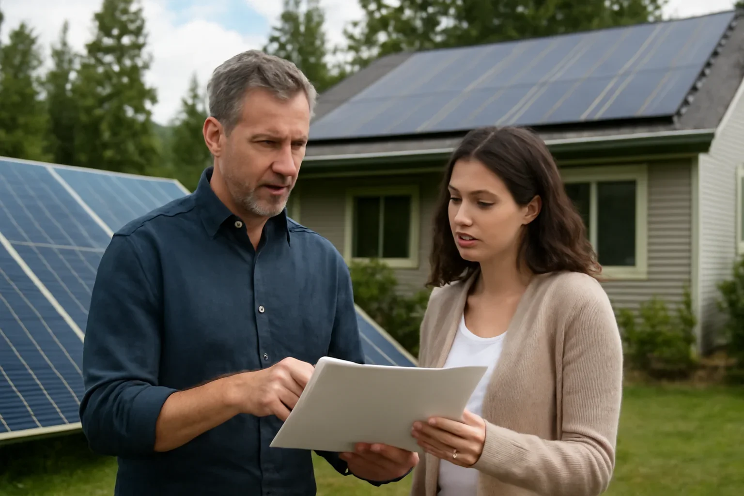 Solar Permit Timeline in BC: What to Expect planning discussion for a solar project in British Columbia