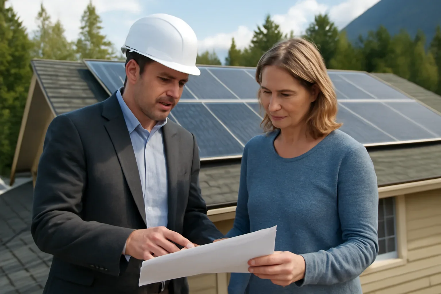What Happens If You Need a New Roof After Solar? planning discussion for a solar project in British Columbia