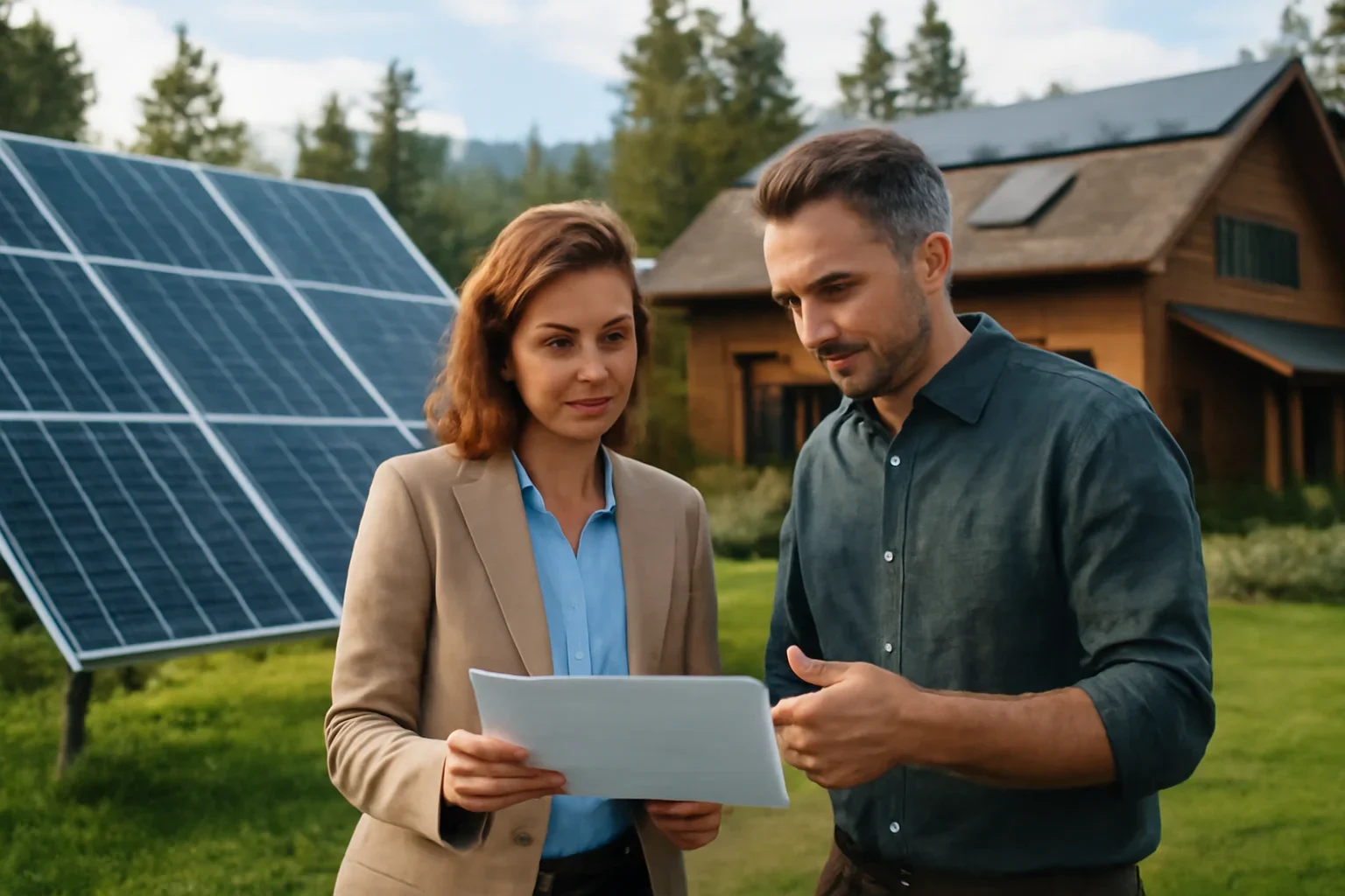 Grid-Tied vs Off-Grid Solar planning discussion for a solar project in British Columbia