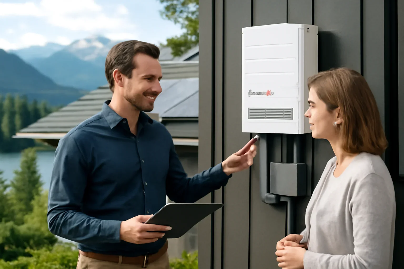 SolarEdge planning discussion for a solar project in British Columbia