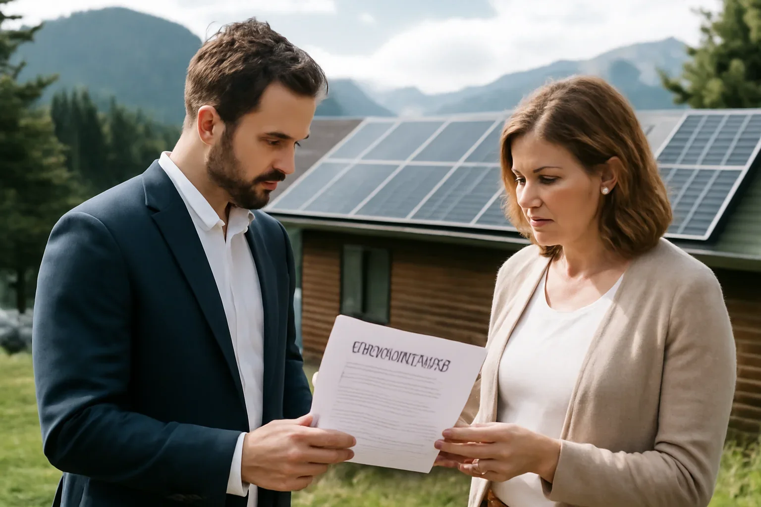 Privacy Policy planning discussion for a solar project in British Columbia
