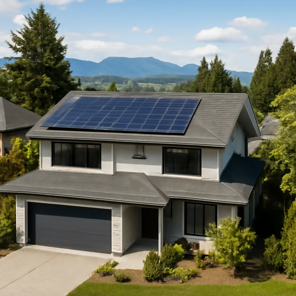 Property in Burnaby suited for rooftop solar planning