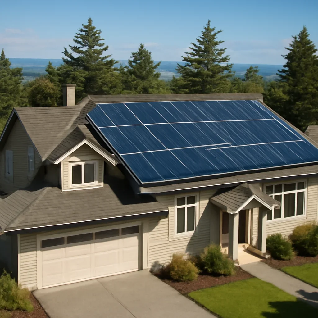Property in Campbell River suited for rooftop solar planning
