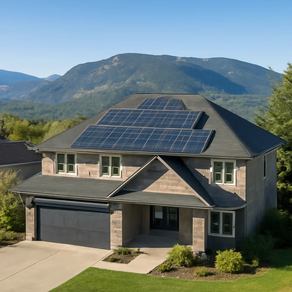 Property in Castlegar suited for rooftop solar planning