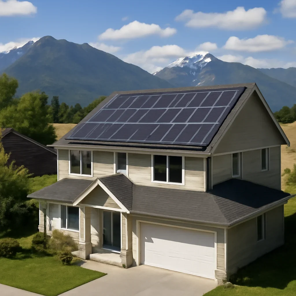 Property in Chilliwack suited for rooftop solar planning