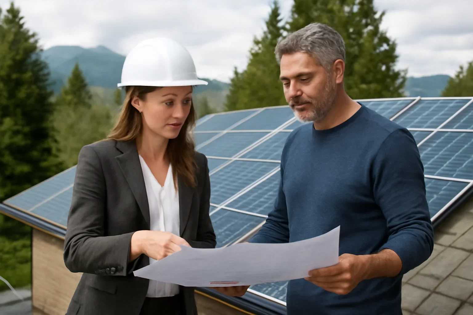 North Vancouver Solar Panels planning discussion for a solar project in British Columbia