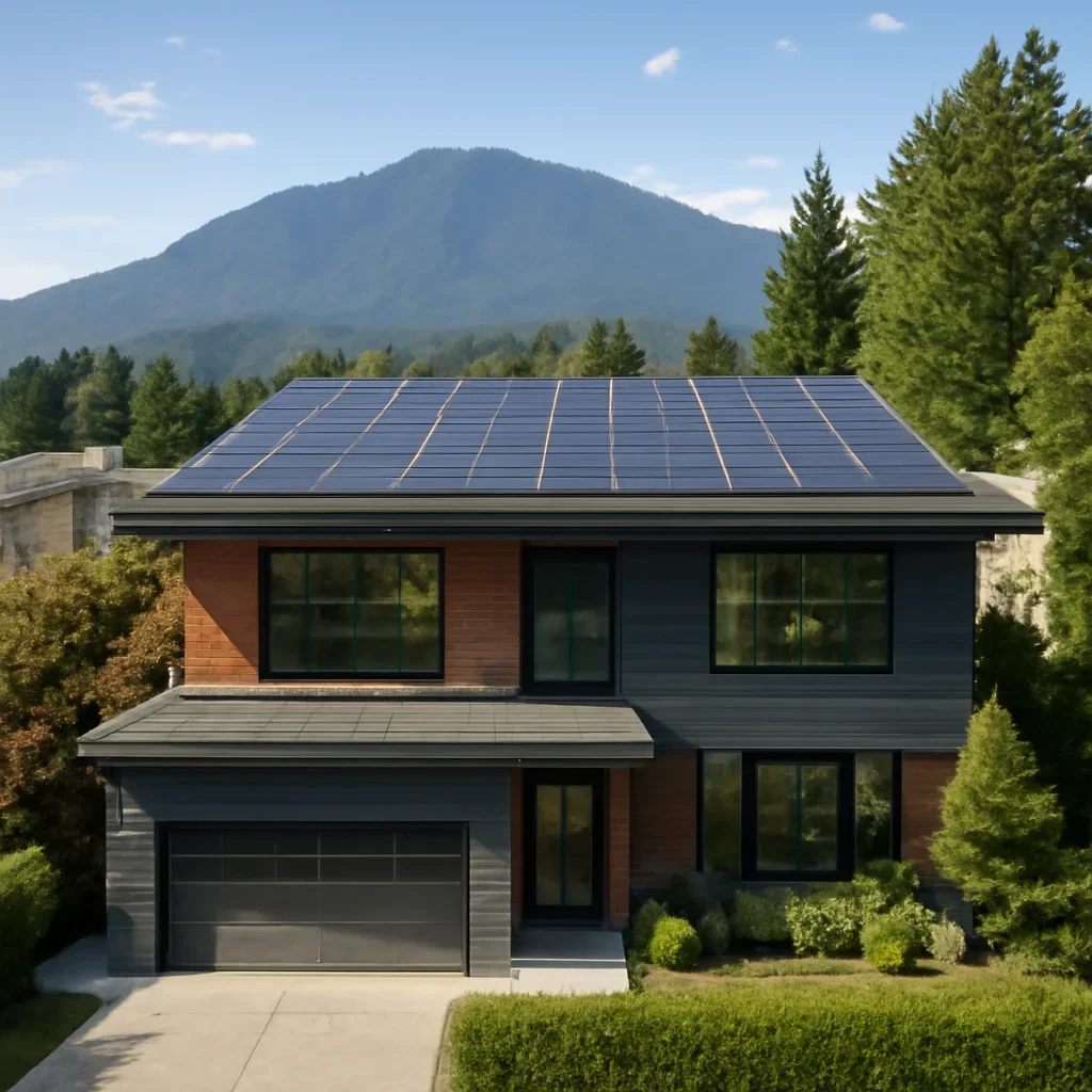 Property in North Vancouver suited for rooftop solar planning