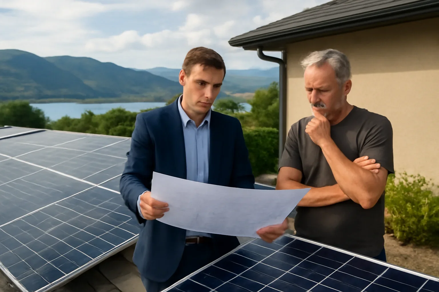 Penticton Solar Panels planning discussion for a solar project in British Columbia