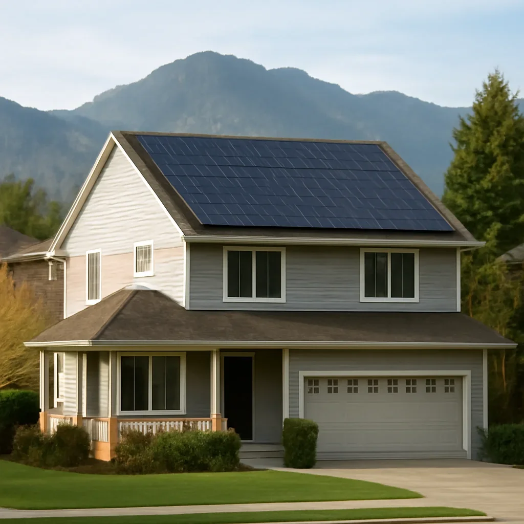 Property in Pitt Meadows suited for rooftop solar planning