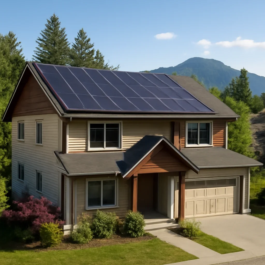 Property in Port Alberni suited for rooftop solar planning