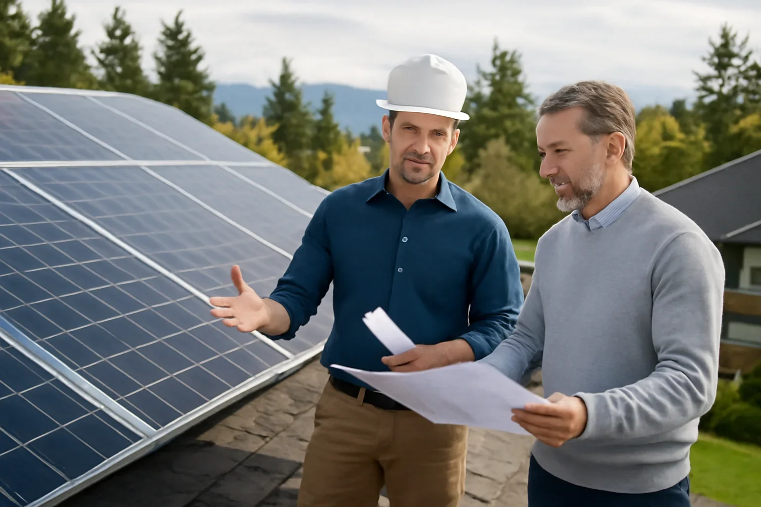 Port Coquitlam Solar Panels planning discussion for a solar project in British Columbia