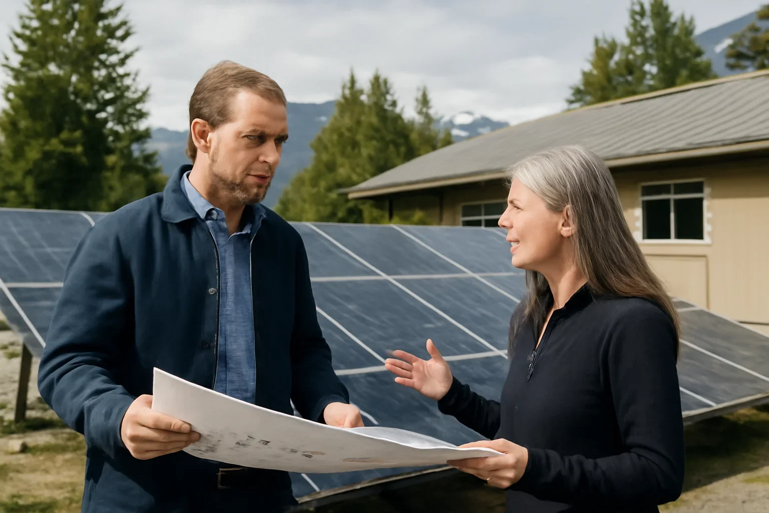 Prince Rupert Solar Panels planning discussion for a solar project in British Columbia