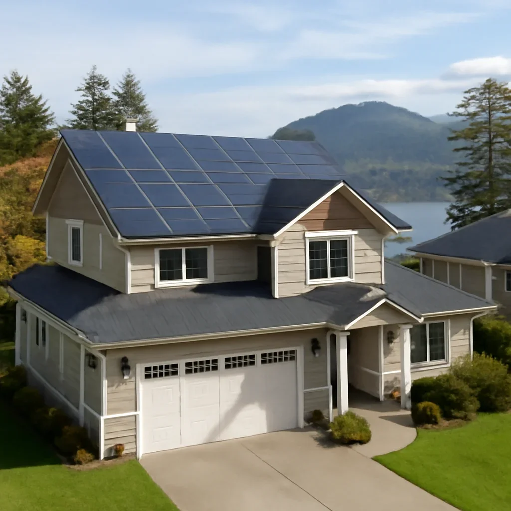 Property in Prince Rupert suited for rooftop solar planning