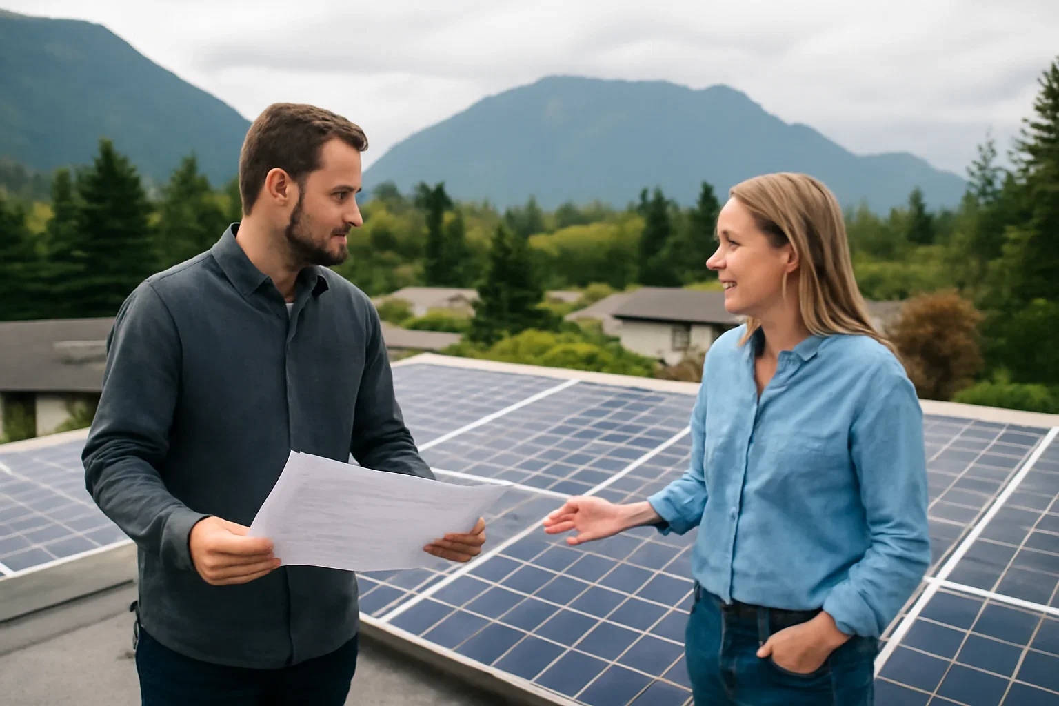 Terrace Solar Panels planning discussion for a solar project in British Columbia