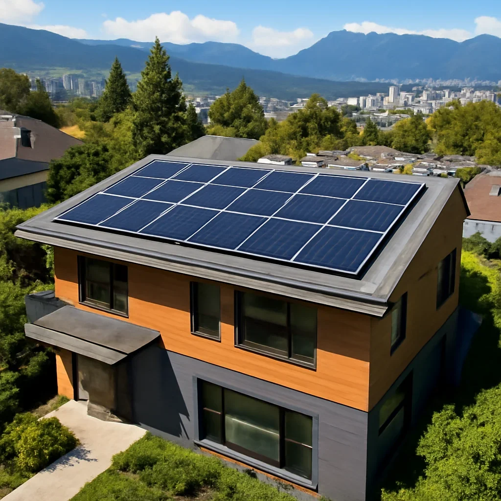 Property in Vancouver suited for rooftop solar planning