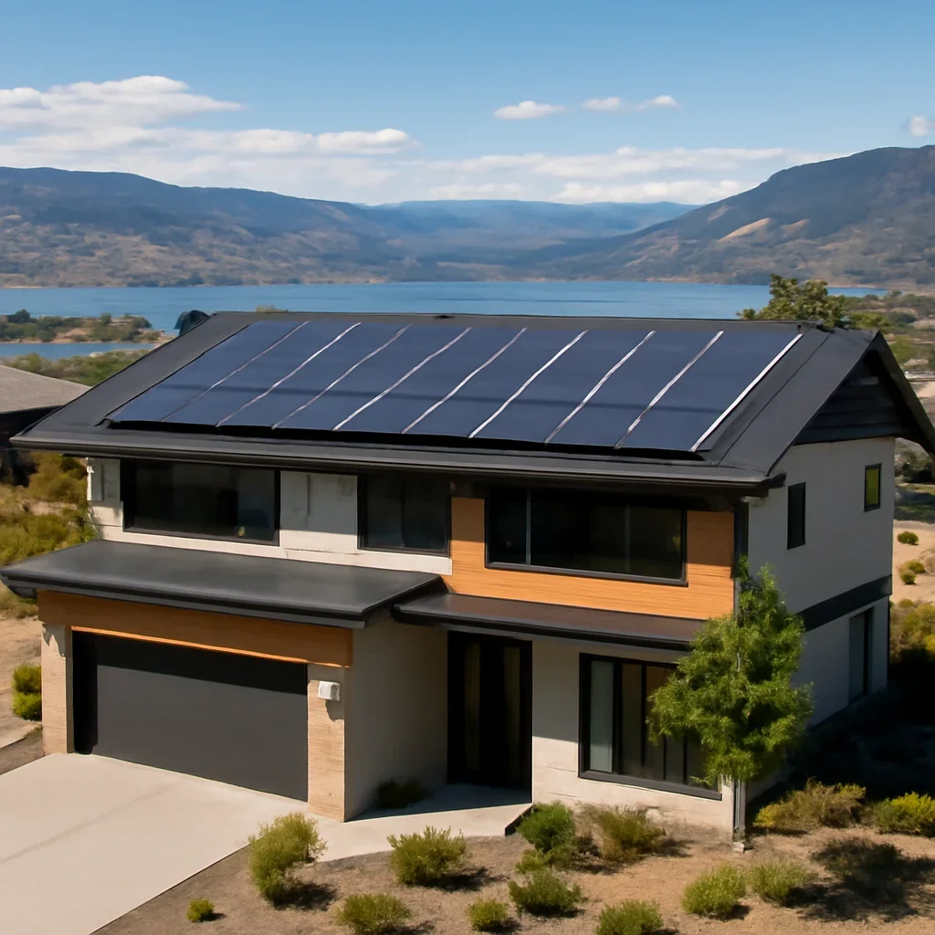 Property in West Kelowna suited for rooftop solar planning
