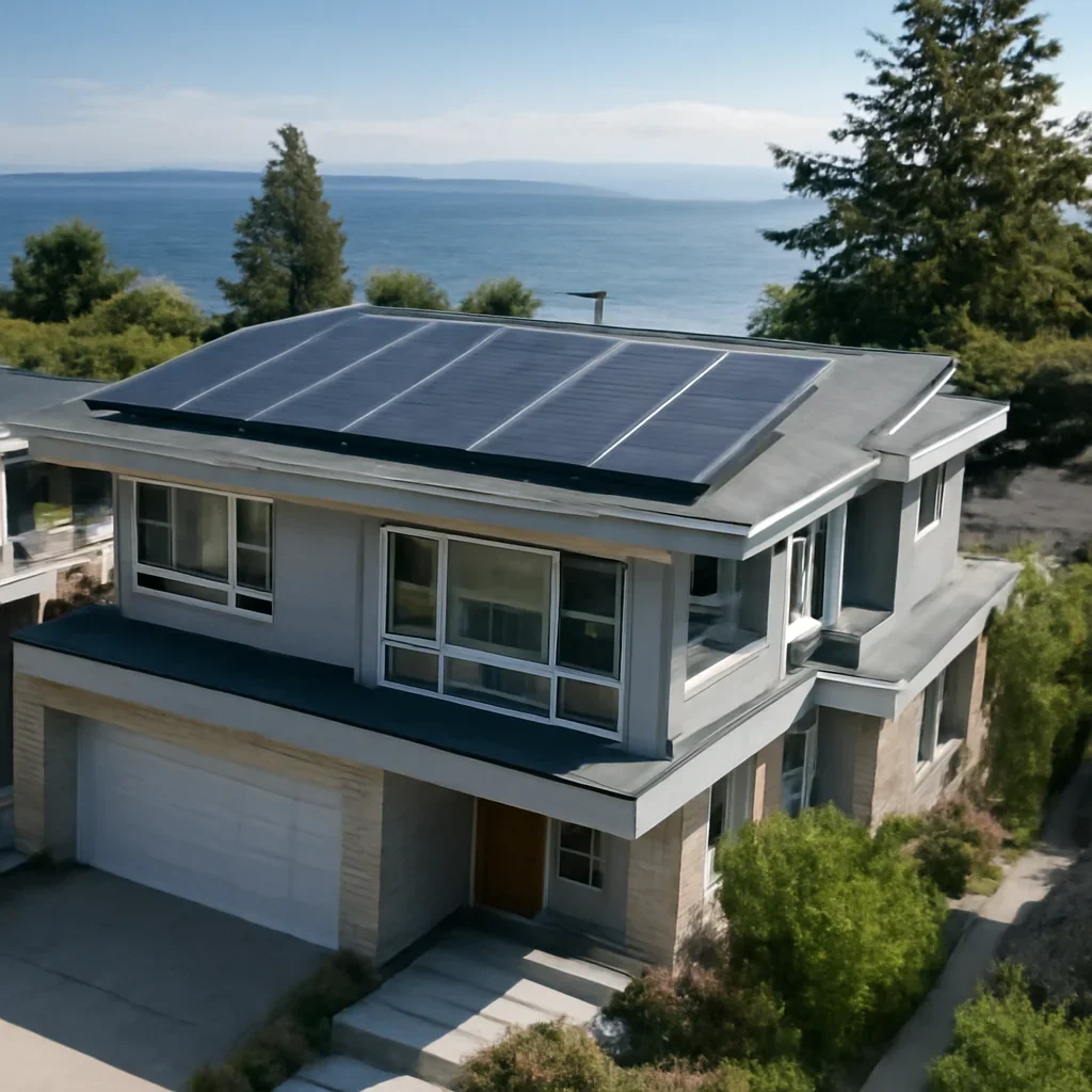 Property in White Rock suited for rooftop solar planning