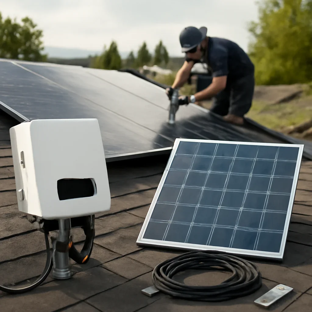 Solar equipment and installation details related to BC Solar Rebates