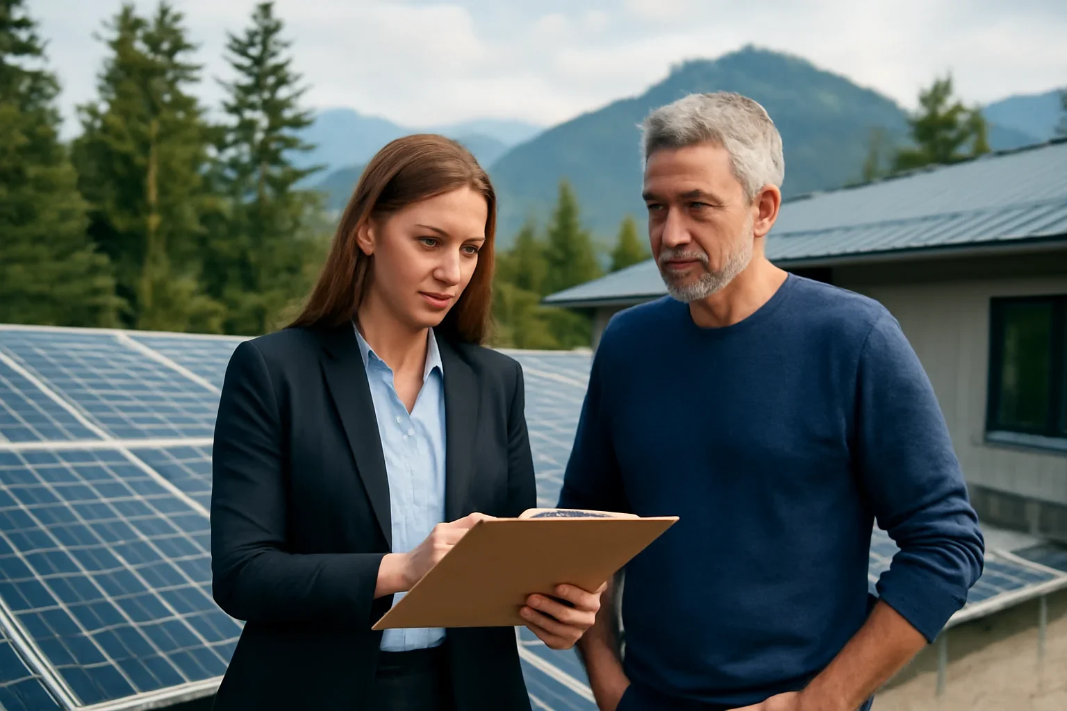 Solar Panel Lifespan and Warranty planning discussion for a solar project in British Columbia