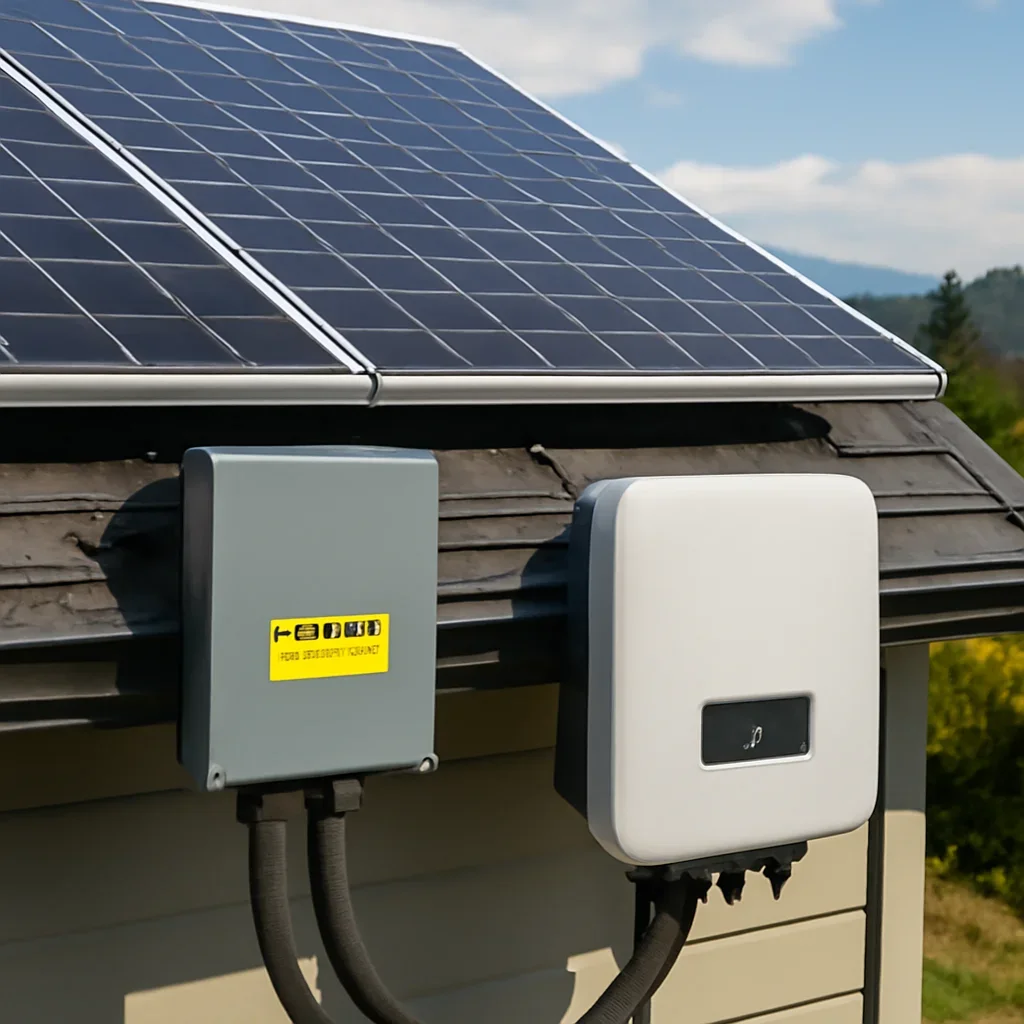 Solar equipment and installation details related to Solar Permits and Inspections in BC