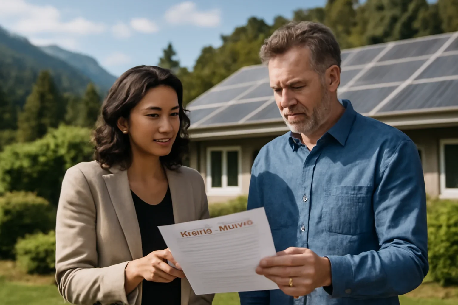 Terms of Service planning discussion for a solar project in British Columbia